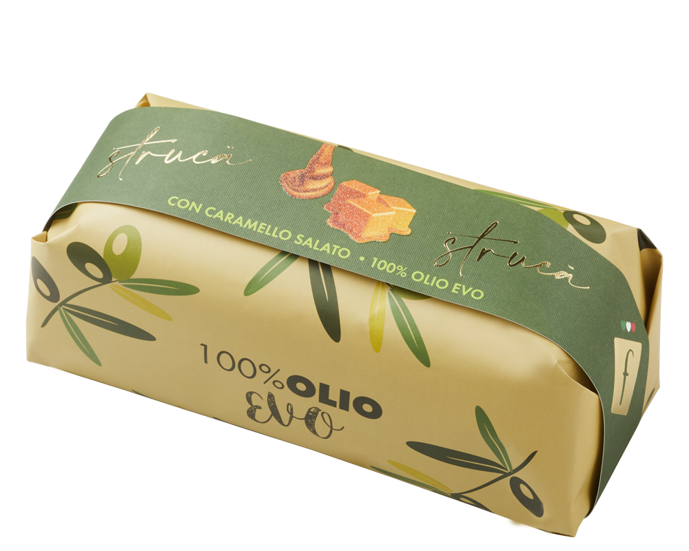 Strucà 100% huile d'olive avec caramel 500gr