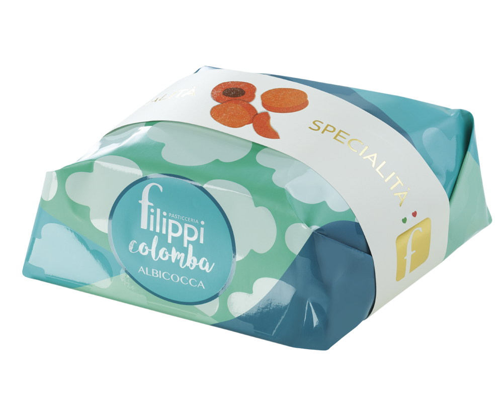 Colomba con albicocche