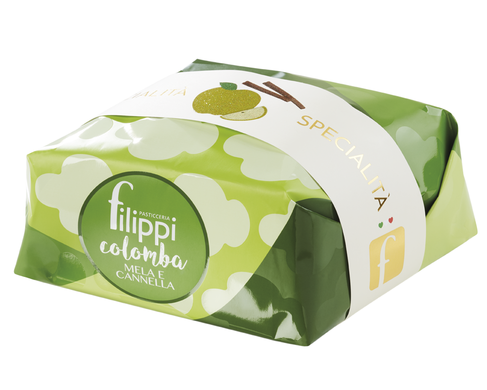 Colomba con mela e cannella
