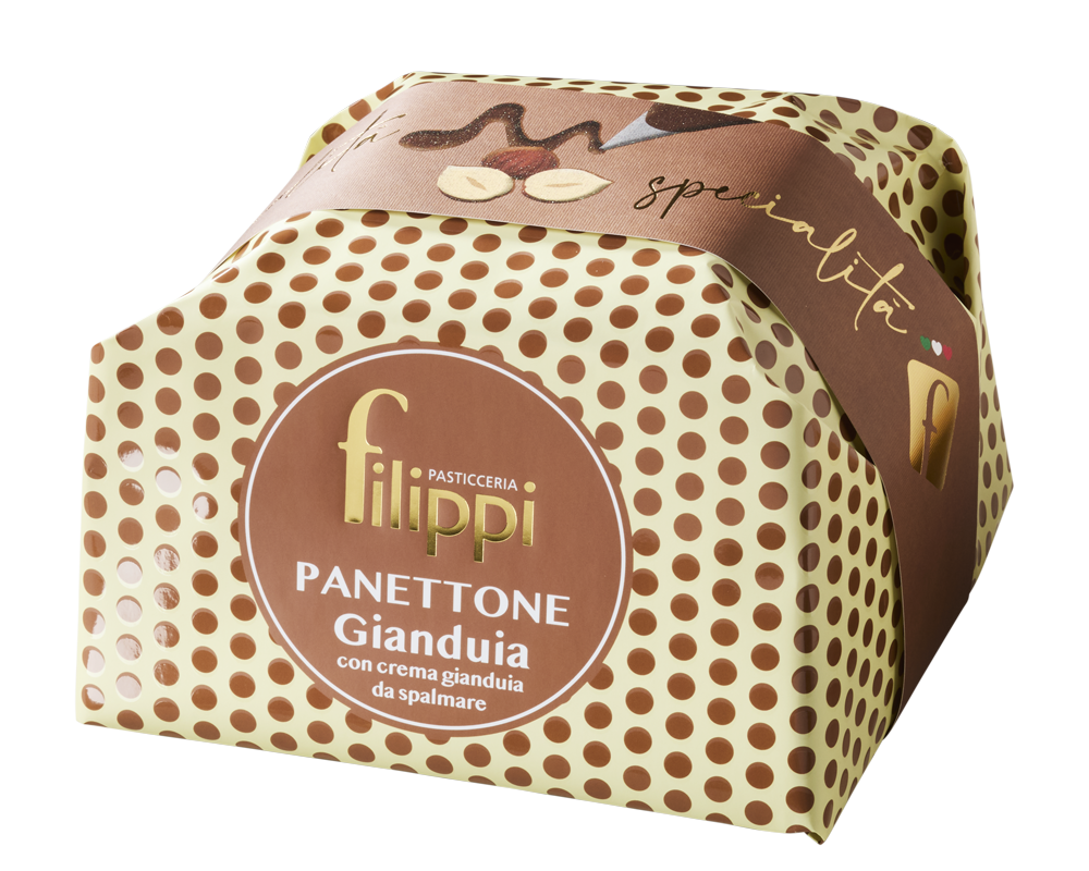 PANETTONE GIANDUIA CON CREMA GIANDUIA DA SPALMARE 1000