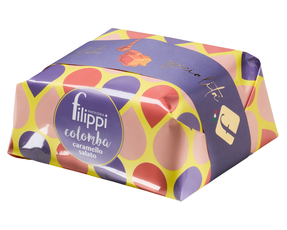 Colomba au caramel salé