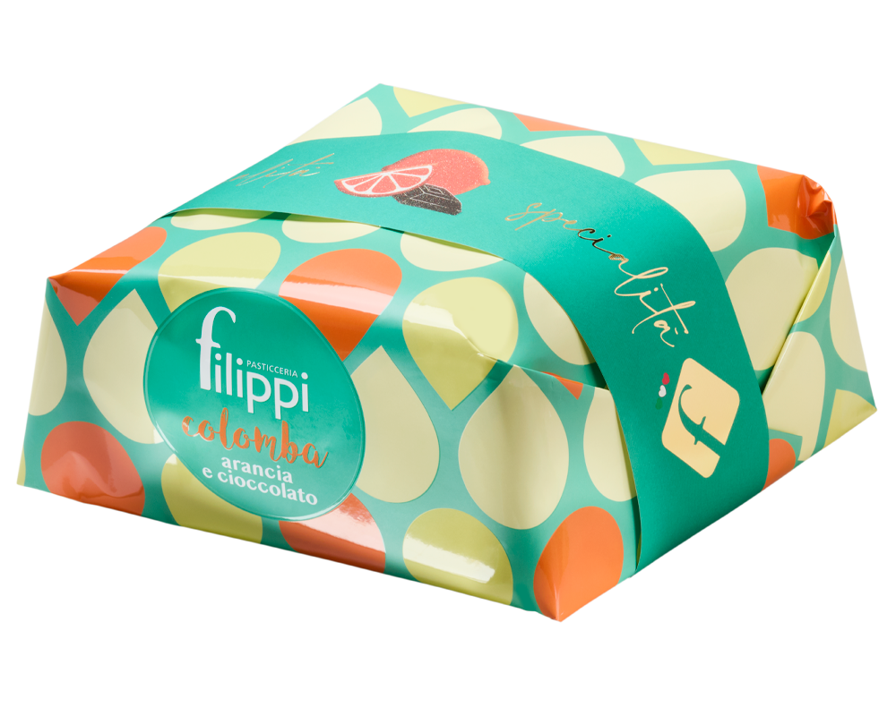 Colombe à l'orange et au chocolat