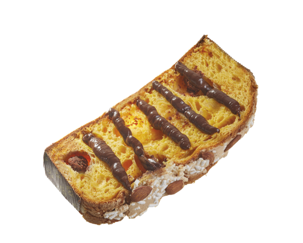 Colomba à la Gianduia avec crème de gianduia à tartiner