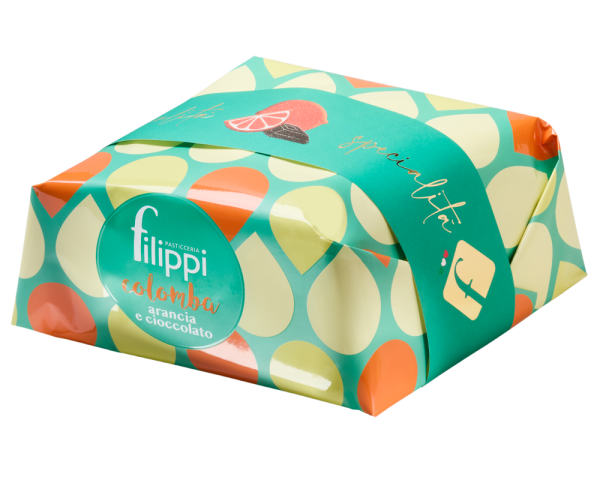 COLOMBA À L'ORANGE ET AU CHOCOLAT NOIR GR 1000