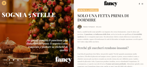 Solo una fetta prima di dormire