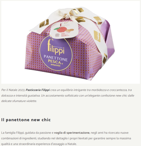 Il panettone new chic