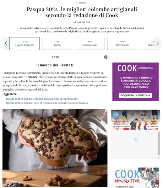 Pasqua 2024, le migliori colombe artigianali secondo la redazione di Cook