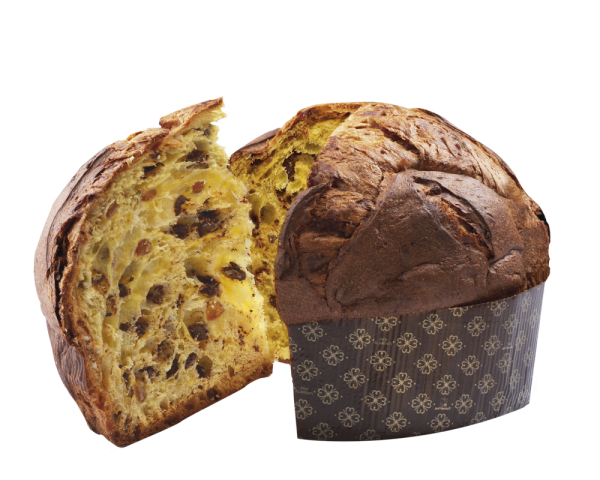 PANETTONE À L'ORANGE ET AU CHOCOLAT NOIR GR 1000