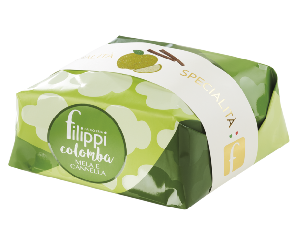 Colomba con mela e cannella