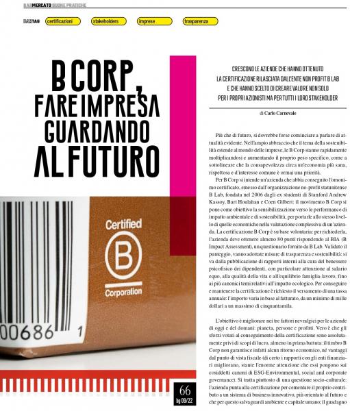 B Corp, fare impresa guardando al futuro