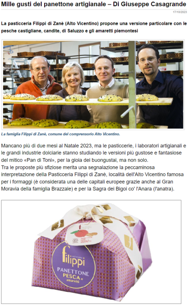 Mille gusti del panettone artigianale