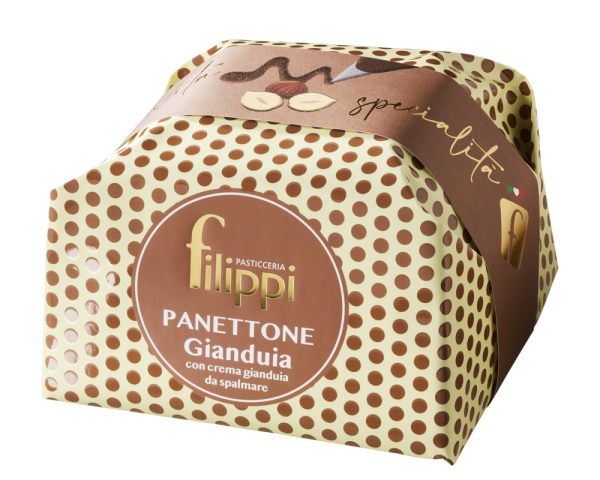 PANETTONE GIANDUIA CON CREMA GIANDUIA DA SPALMARE 1000