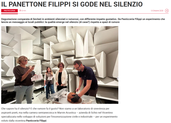 Il panettone Filippi si gode nel silenzio