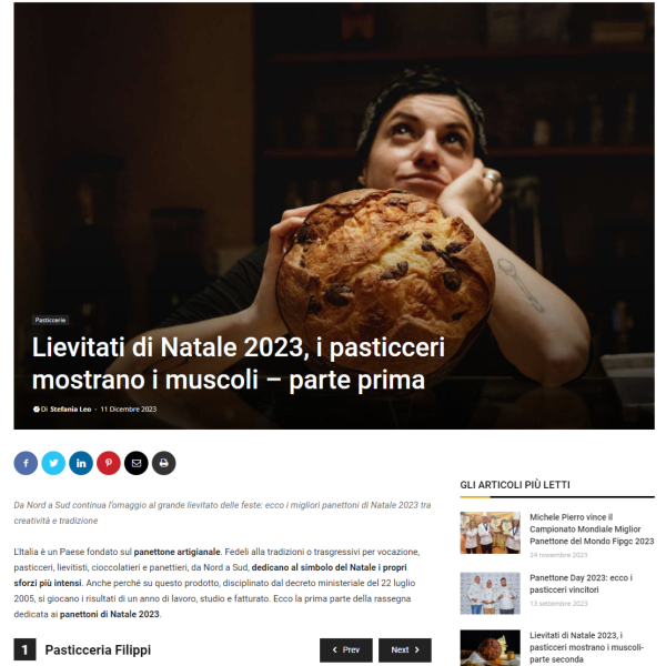 Lievitati di Natale 2023, i pasticceri mostrano i muscoli – parte prima