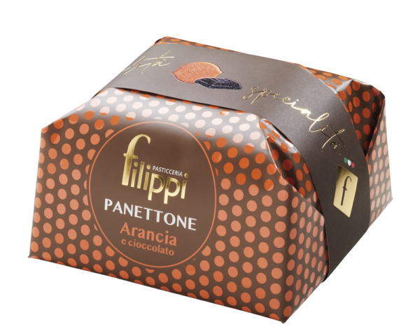 PANETTONE À L'ORANGE ET AU CHOCOLAT NOIR GR 1000