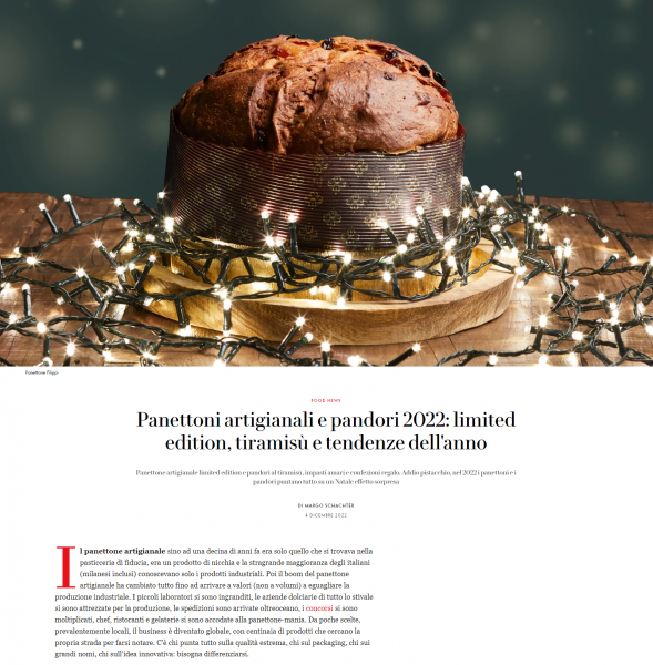 Panettoni artigianali e pandori 2022: limited edition, tiramisù e tendenze dell'anno