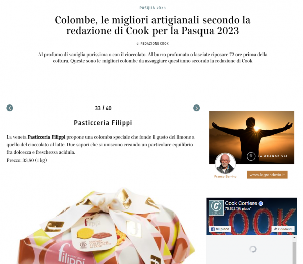 Colombe, le migliori artigianali secondo la redazione di Cook per la Pasqua 2023