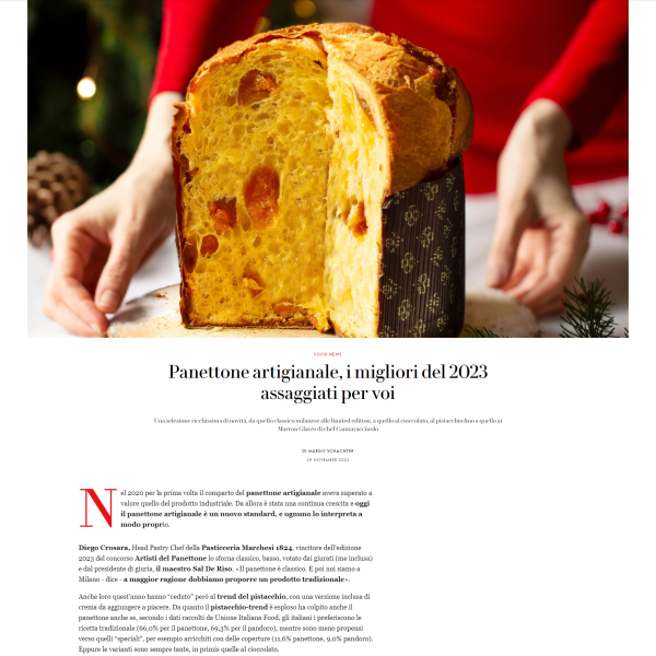 Panettone artigianale, i migliori del 2023 assaggiati per voi