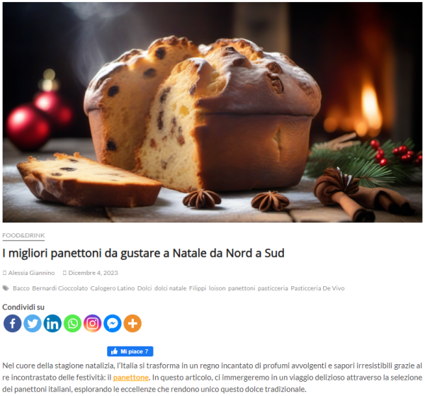 I migliori panettoni da gustare a Natale da Nord a Sud