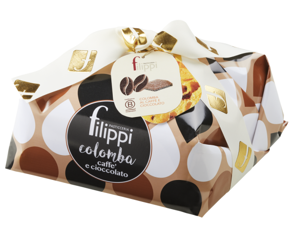 Colomba with coffee and dark chocolate 1000gr