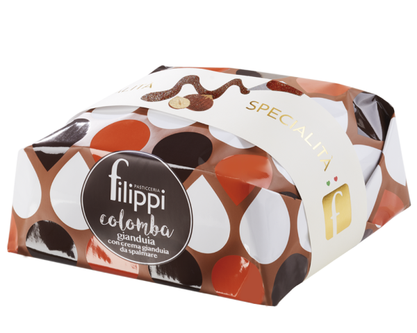 Colomba Gianduia con crema gianduia da spalmare
